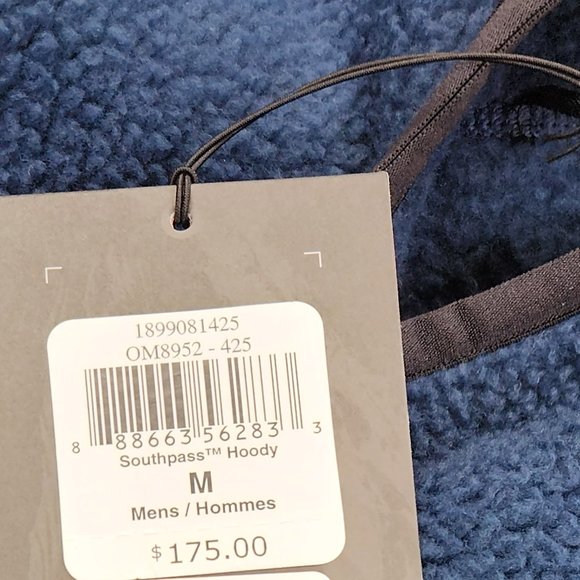 Mountain Hardwear Southpass Hoody Jacket Mens Medium Blue - Picture 3 of 5